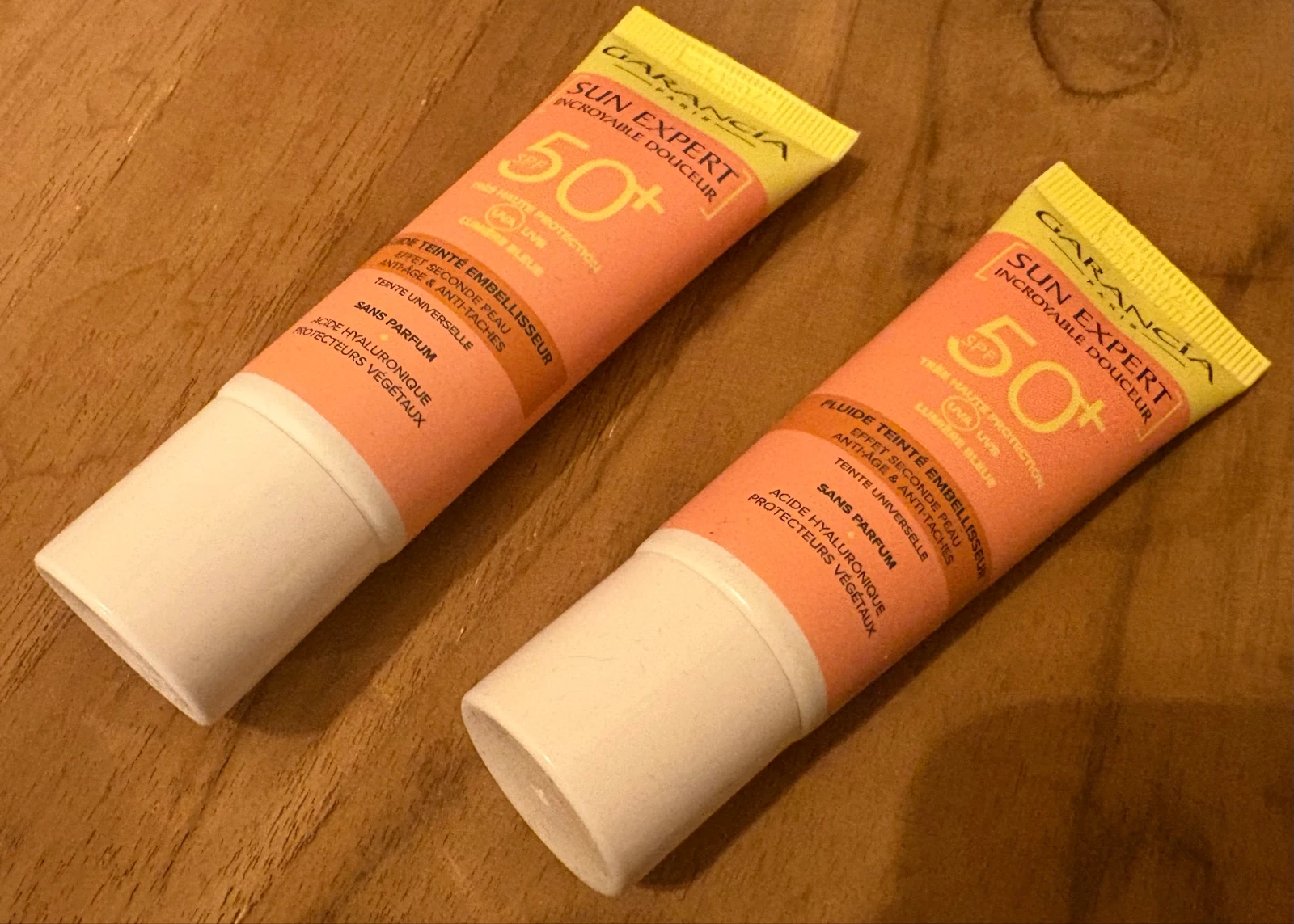 Fluides teintés 50 SPF Garancia